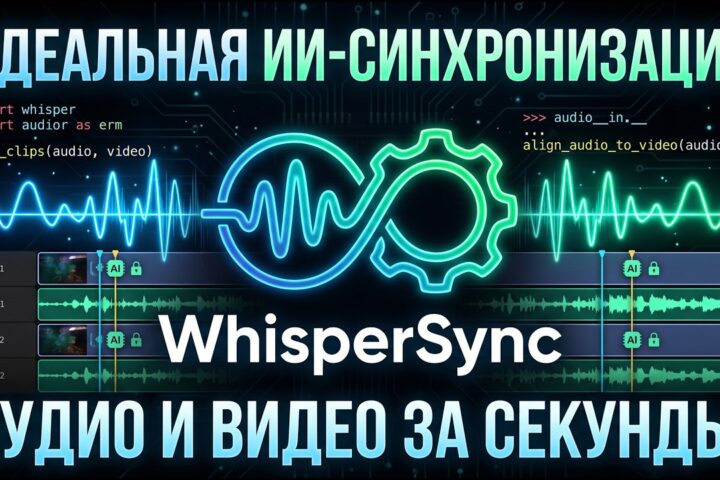 WhisperSync: Идеальный автосинхрон аудио для Final Cut Pro