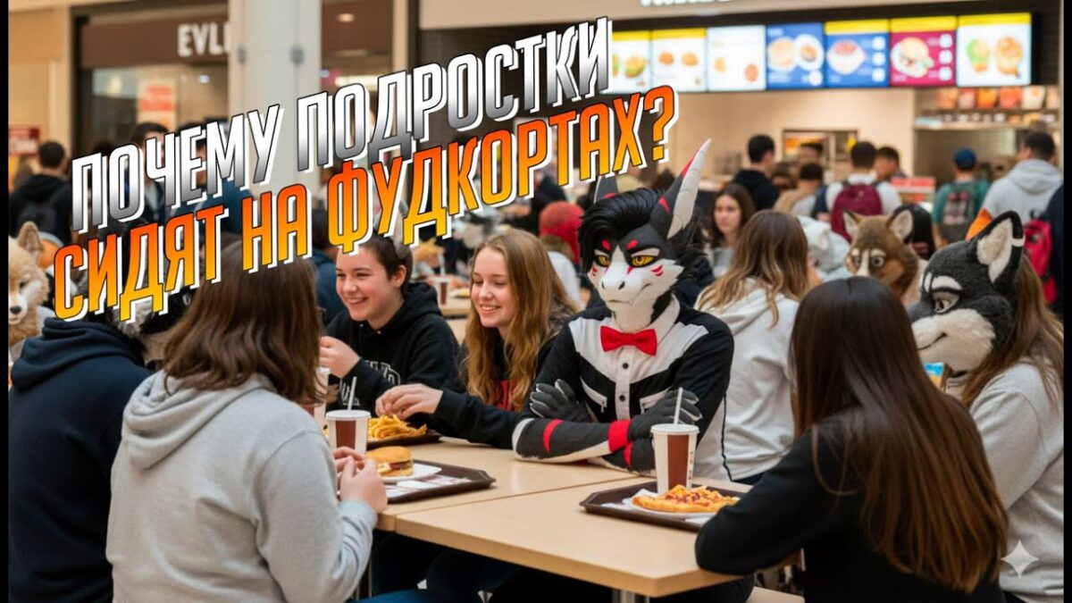 Почему подростки сидят на фудкортах